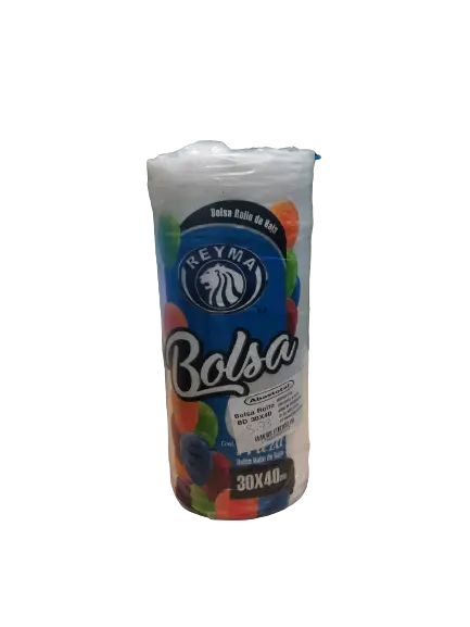 BOLSA EN ROLLO NATURAL B.D. 30X40 CAL. 100