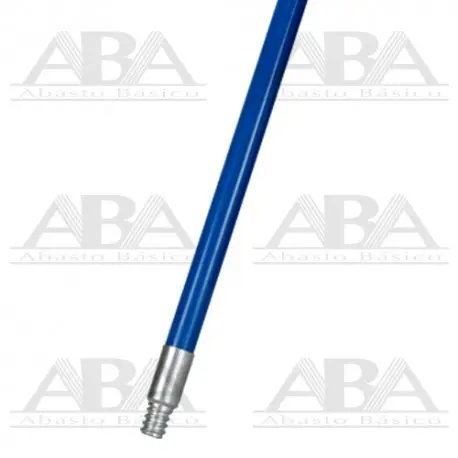 BASTON FIBRA VIDRIO CASTOR PUNTA DE ZINC AZUL 1.50 MTS