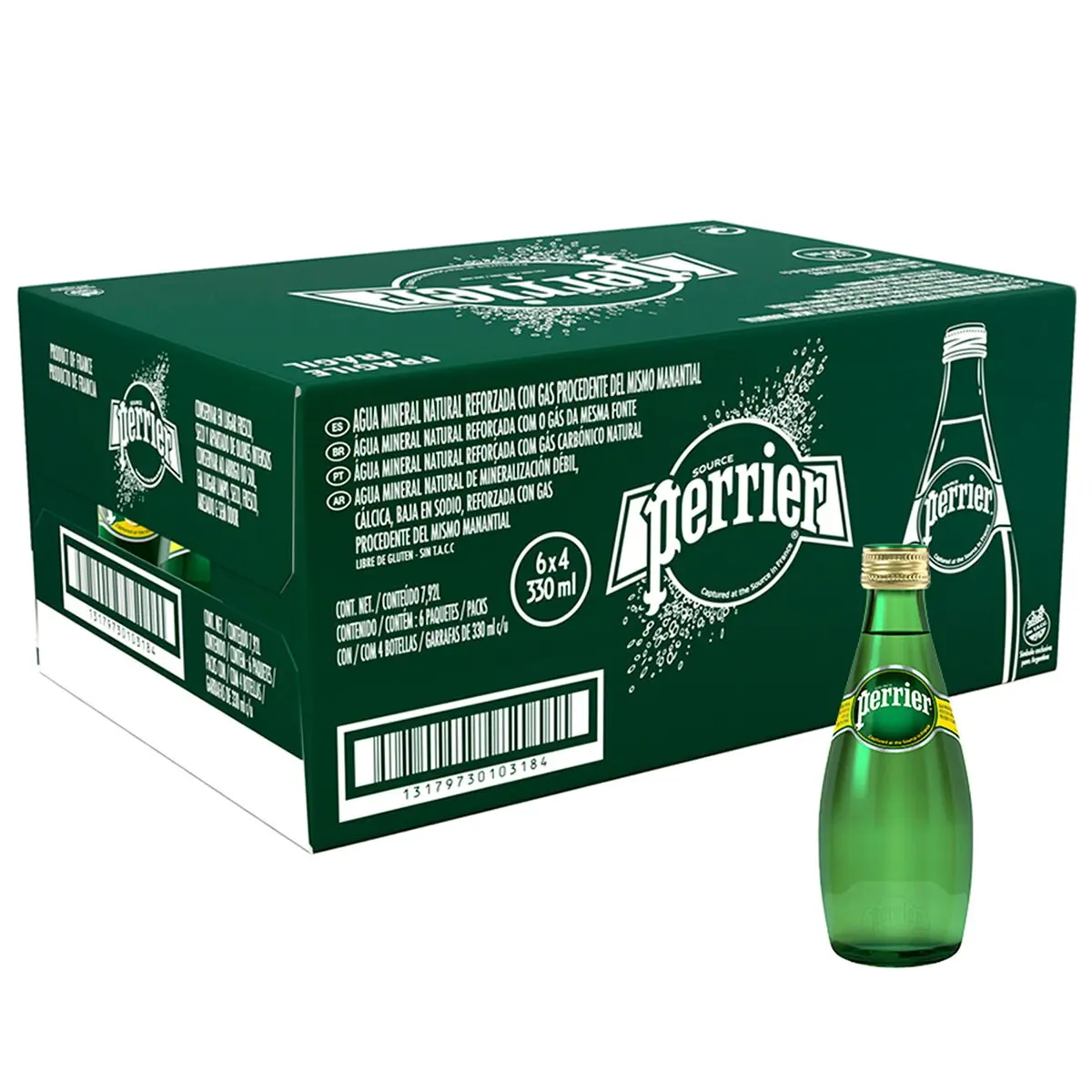 AGUA MINERAL PERRIER 24/330 ML