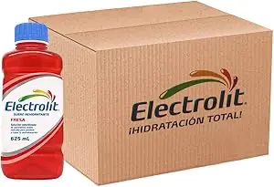 SUERO HIDRATANTE ELECTROLIT SABOR FRESA C/12/625 ML