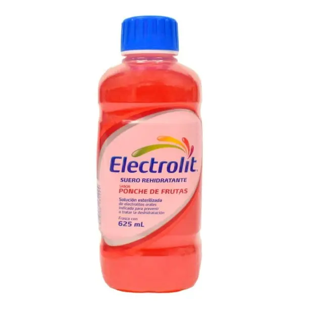 SUERO HIDRATANTE ELECTROLIT SABOR PONCHE DE FRUTAS C/12/625 ML