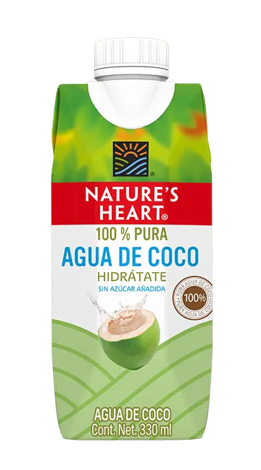 AGUA DE COCO NATURE'S HEART 12/330 ML