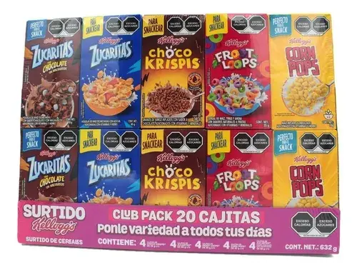 CEREAL KELLOGG'S MIX SURTIDO C/20 PZAS