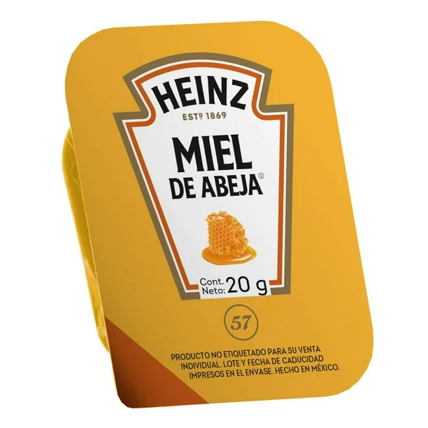 MIEL ABEJA PORCION HEINZ 120/20 GRS