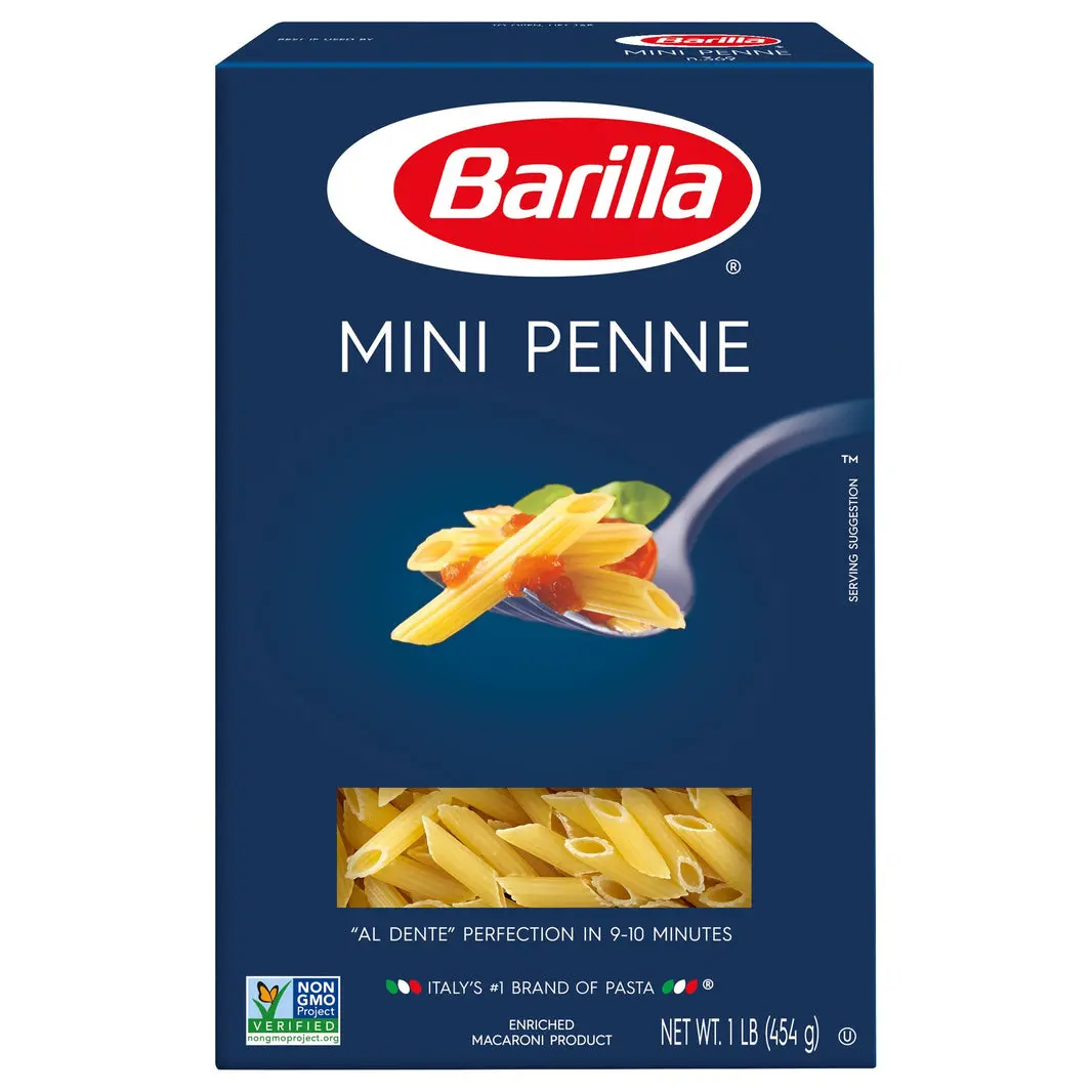 PASTA BARILLA MINI PENNE REGATE 40/200 GRS