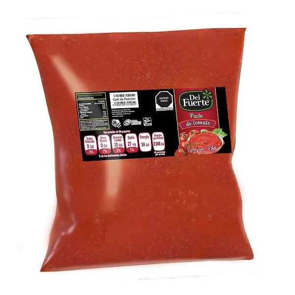 PURE DE TOMATE DEL FUERTE BOLSA C/3 KGS