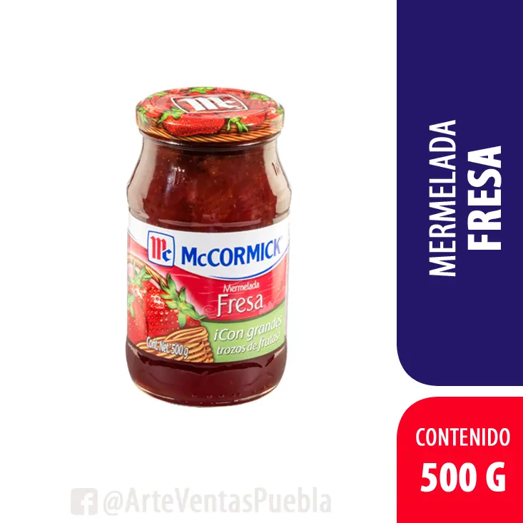 MERMELADA McCORMICK FRESA C/450 GRS