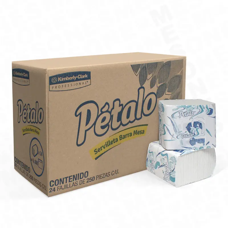 SERVILLETA BARRA MESA PETALO SR 24/250 PZS