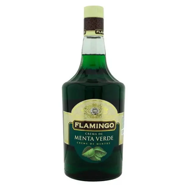 CREMA DE MENTA VERDE FLAMINGO 1 LT