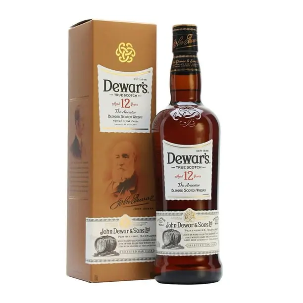 WHISKEY DEWAR'S 12 AÑOS 750 MLS MX 40° NR IBC SP MBT T