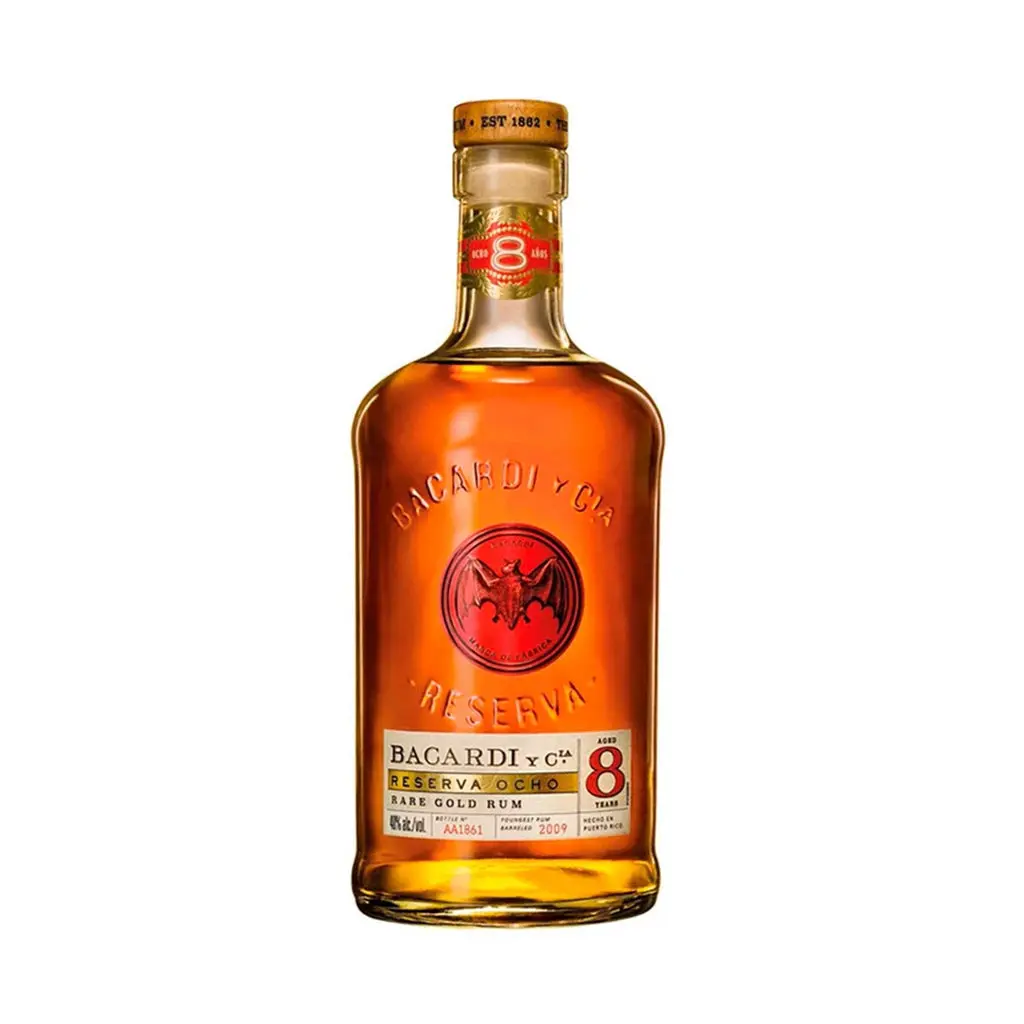 BACARDI RESERVA 8 750 MLS MX 40° CK TBC SP GLA