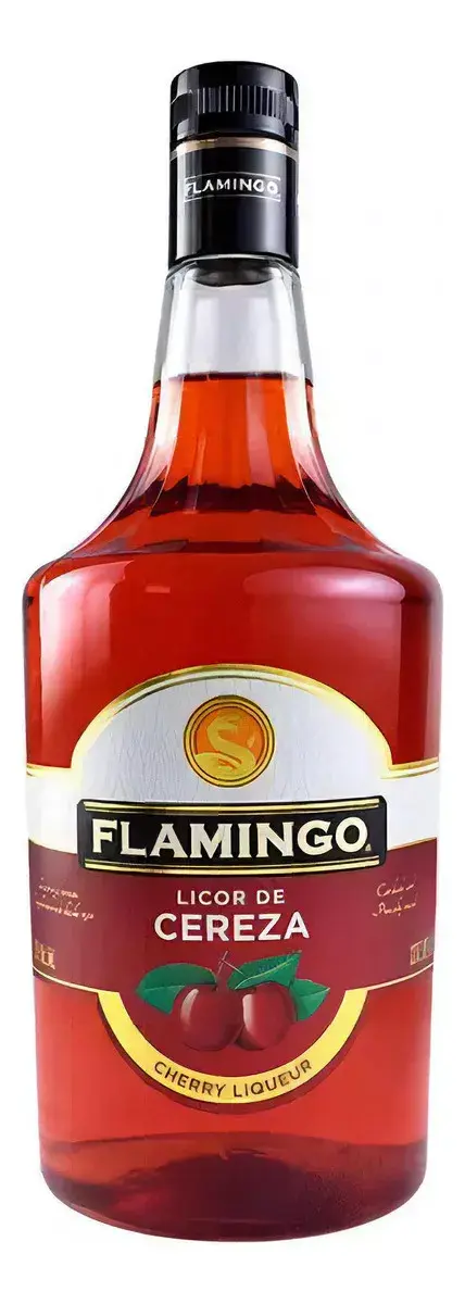 LICOR DE CEREZA FLAMINGO 1 LT