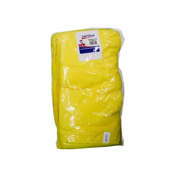 PAÑO MICROFIBRAS AMARILLO 40*40 C/36 PZAS