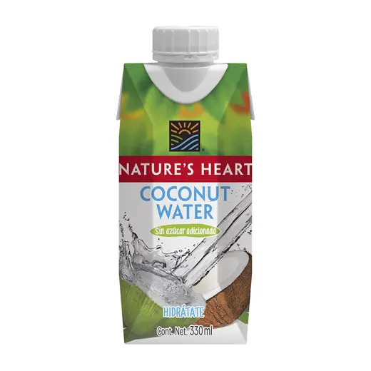 AGUA DE COCO NATURE'S HEART 12/330 ML