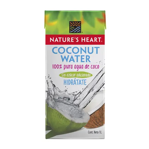 AGUA DE COCO NATURE'S HEART 12/1 LTR