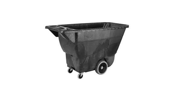 CARRITO DE VOLTEO RUBBERMAID NEGRO DE 400 LBS