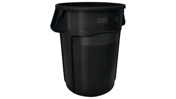 CONTENEDOR BRUTE P/BASURA S/TAPA NEGRO 55 GAL (208 LTS) FG 2655