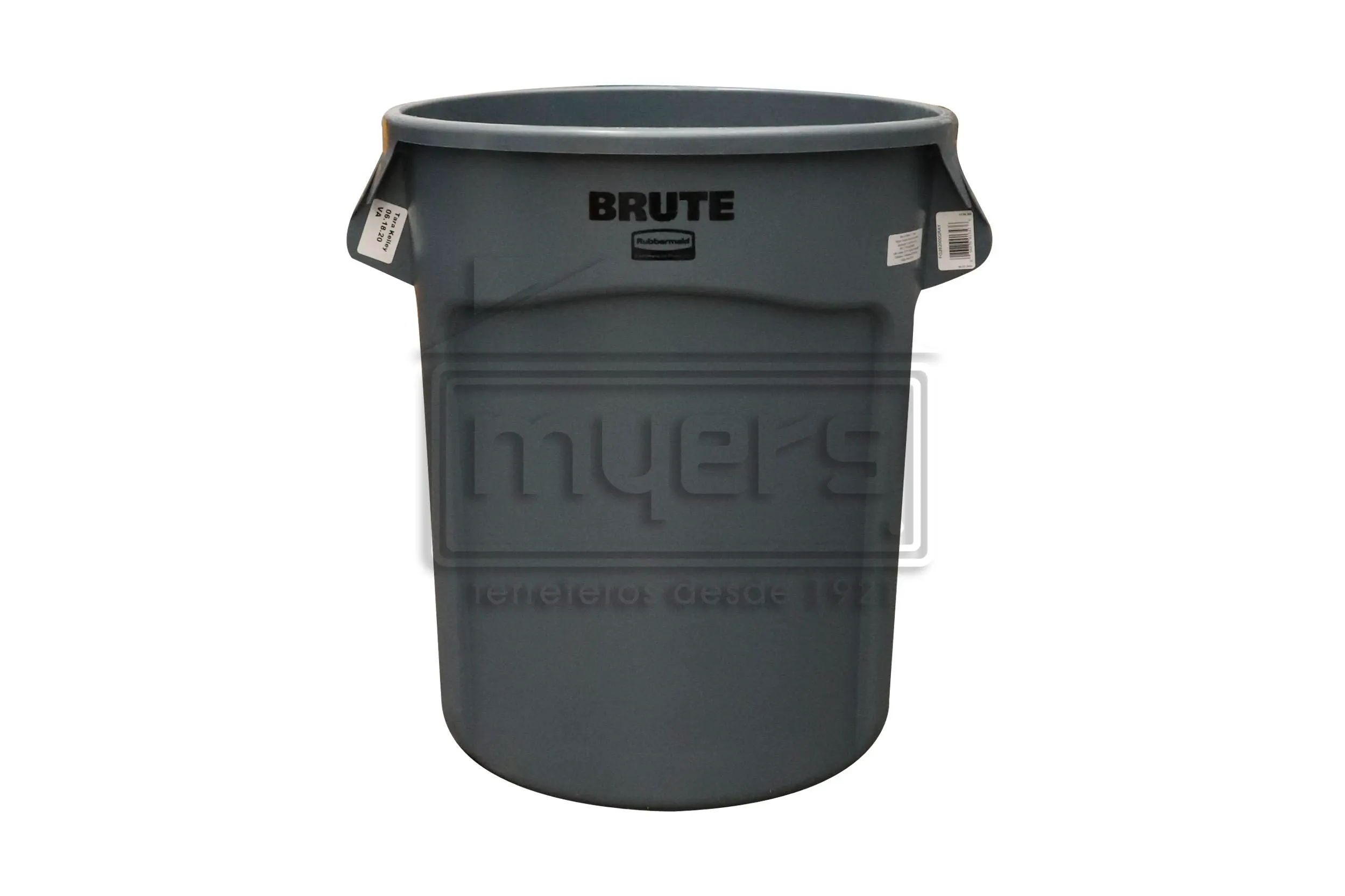 CONTENEDOR REDONDO BRUTE GRIS 20 GAL. (76 LTS)